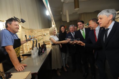 Momento de la inauguración de la Feria.