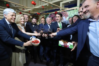 Momento de la inauguración de la Feria.