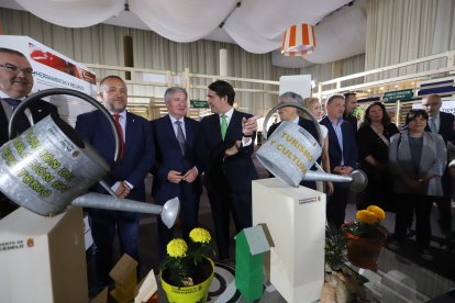 Momento de la inauguración de la Feria.