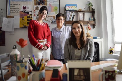 Rosa, Nerea y Coral son el alma del Proyecto Convivo