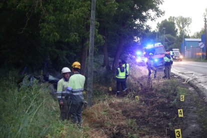 Imagen del accidente.