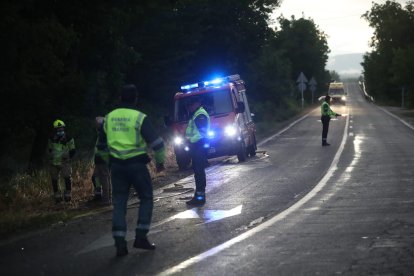 Imagen del accidente.