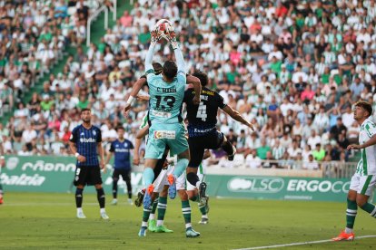 Un momento del partido.