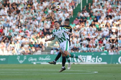 Un momento del partido.