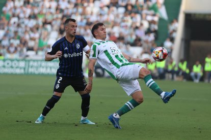 Un momento del partido.