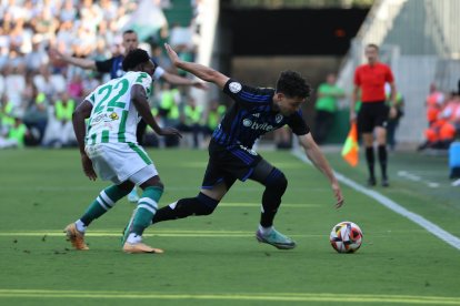 Un momento del partido.