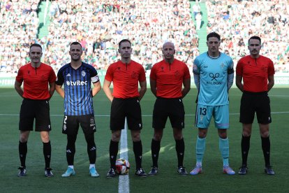 Un momento del partido.