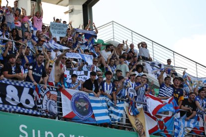 Un momento del partido.