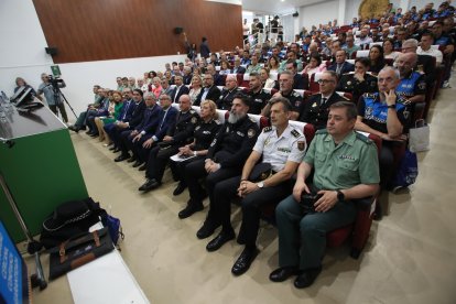 Asistentes al Congreso Autonómico de Policías Locales.
