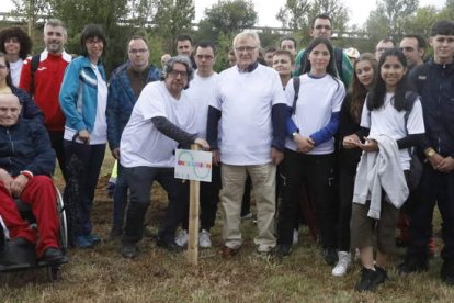 La expedición que salió de San Marcos hasta La Virgen del Camino. RAMIRO