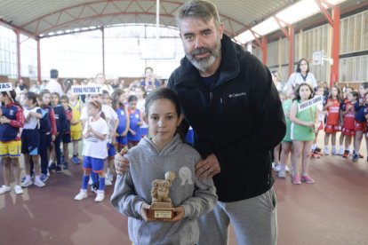 Marta Sacristán, la mejor en tiros libres.  MARÍA FUENTES