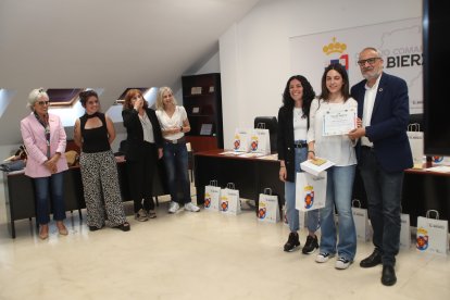 Imagen de la entrega, celebrada en la sede del Consejo Comarcal.