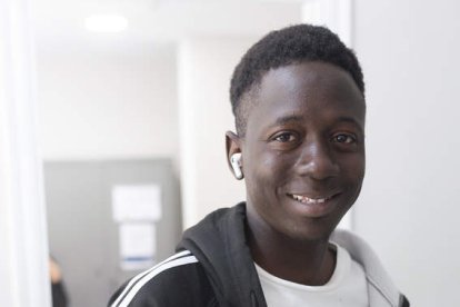 Alasane Fanke, solicitante de asilo de Mali en León, con 20 añós.