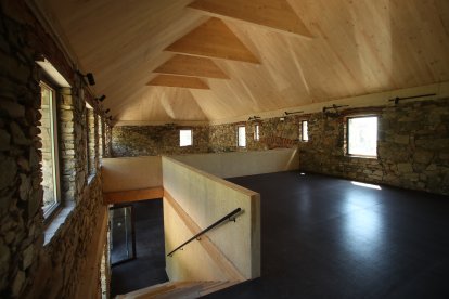 El centro de visitantes cuenta con una semiplanta para actividades