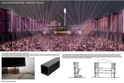 Propuesta para la solución transitoria del Palacio de Congresos.