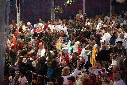 Mercado medieval y cena en la Noche Templaria de Ponferrada.