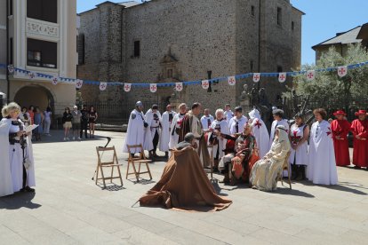Bergidum Templi representó el acto histórico de enjuiciamiento a los caballeros de la Orden del Temple