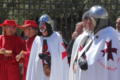 Bergidum Templi representó el acto histórico de enjuiciamiento a los caballeros de la Orden del Temple