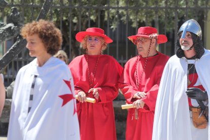 Bergidum Templi representó el acto histórico de enjuiciamiento a los caballeros de la Orden del Temple