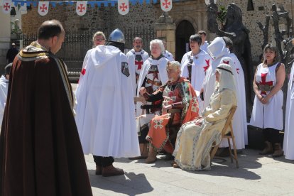 Bergidum Templi representó el acto histórico de enjuiciamiento a los caballeros de la Orden del Temple