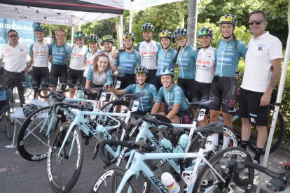 León puso el punto y final a la Copa de España Femenina Cofidis con la presencia de las mejores ciclistas nacionales por las calles de la ciudad y alrededores. MARÍA FUENTES / RFEC