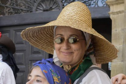 Tres de los representates del acto.  MARÍA FUENTES