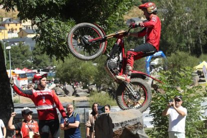 Jaime Busto sumó su segundo triunfo del fin de semana en Pobladura de las Regueras.  L. DE LA MATA