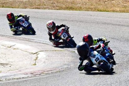 Gael García Melgar en una de las mangas disputadas pertenecientes al Campeonato de España. DL
