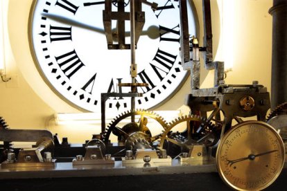 El reloj de la Puerta del Sol.
