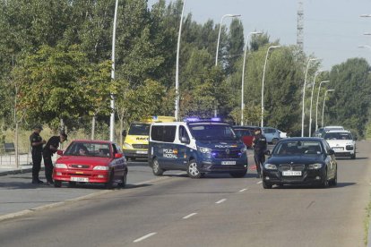 No faltaron ayer ni los controles policiales. ANGELÓPEZ