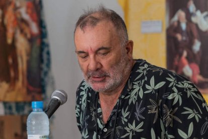 Omar Alvarado, durante su intervención. DL