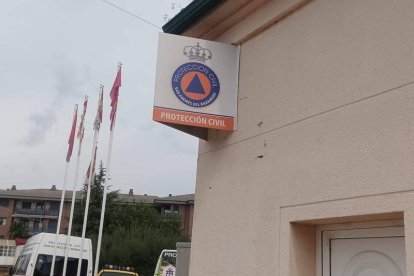 Estado de las instalaciones que usan los voluntarios de Protección Civil en San Andrés.