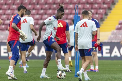 Entrenamiento de España. SALVATORE DI NOLFI