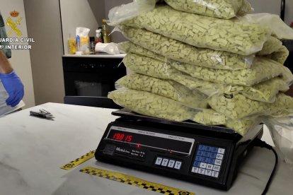 Operación Adriático con casi 200 kilos de pastillas.