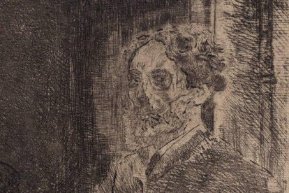 Autorretrato de James Ensor. MUSEO CASA BOTINES GAUDÍ
