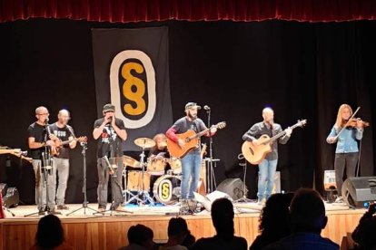 El grupo leonés Sog, este sábado en el Mihacale de Gordoncillo.  DL