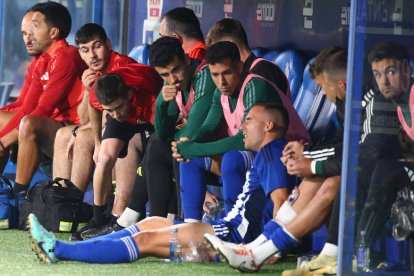 Ger Nóvoa, recién retirado por lesión en el último partido. DE LA MATA