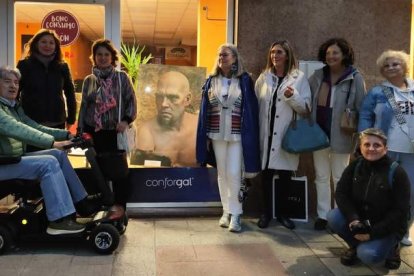 La obra de artistas leoneses se puede ver en San Mamés.  DL