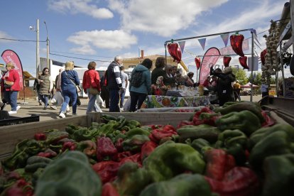 Un momento de la feria del pimiento de Fresno de la Vega.