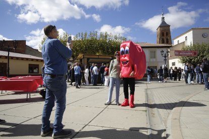 Un momento de la feria del pimiento de Fresno de la Vega.