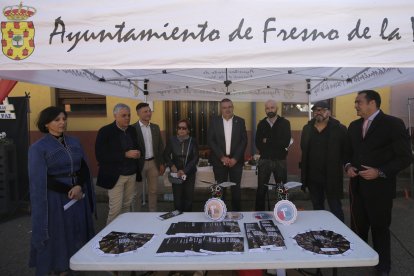 Un momento de la feria del pimiento de Fresno de la Vega.
