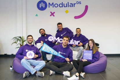 Parte de la plantilla de Modular DS, inventora del software hecho en León para agencias de marketing, diseñadores web, community managers o copywriters de todo el mundo.