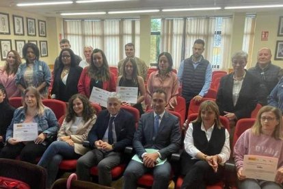 Entrega de diplomas en Bembibre.