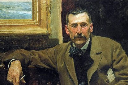 Benito Pérez Galdós retratado por Sorolla. ARCHIVO