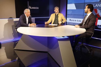 El portavoz del PP, David Fernández, fue el protagonista de El Filandón. RAMIRO