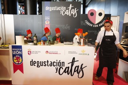 La Feria de Productos de León, este jueves.