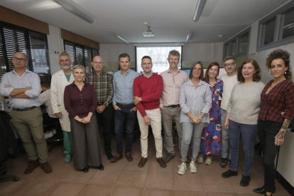 Profesores y organizadores.