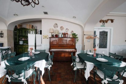 Interior del restaurante El Palacete.