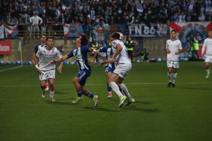 El derbi en imágenes.