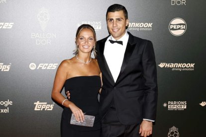 Rodri y su nueva compañera, Laura Iglesias.